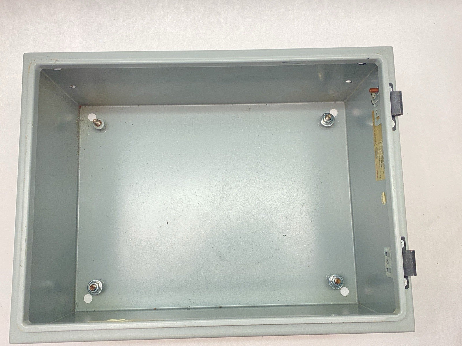 CSD16128/SPL | Hoffman Concept Single-Door Enclosure 16" x 12" x 8" NO DOOR - Used - Maverick Industrial Sales