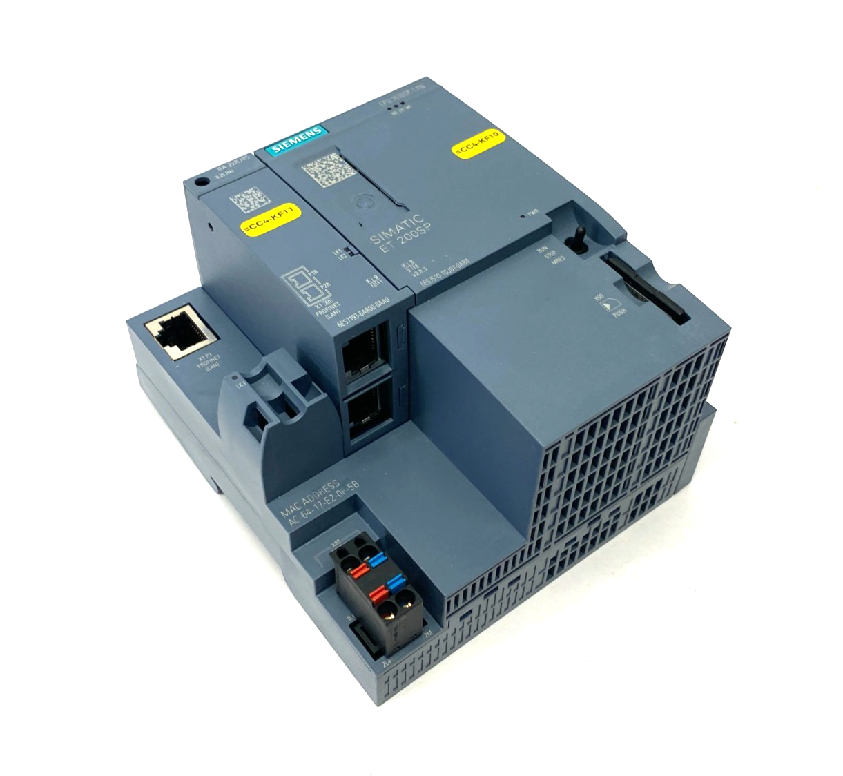 Siemens 6ES7510-1DJ01-0AB0 SIMATIC ET200SP Central Processing Unit 1510SP-1 PN - Maverick Industrial Sales
