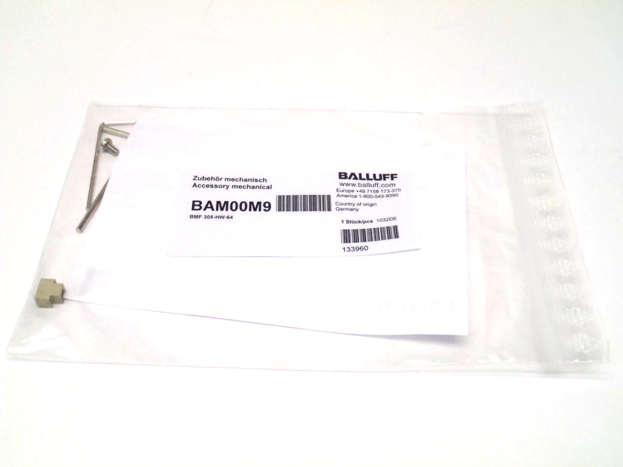 Balluff BAM00M9 / BMF 305-HW-64 Magnetic Field Sensor BMF Mounting Bracket - Maverick Industrial Sales