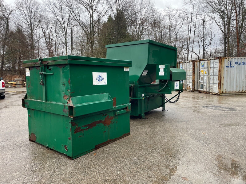 Sebright Products SSC4236-1-4 Stationary Trash Compactor and Bin, 208V - Maverick Industrial Sales