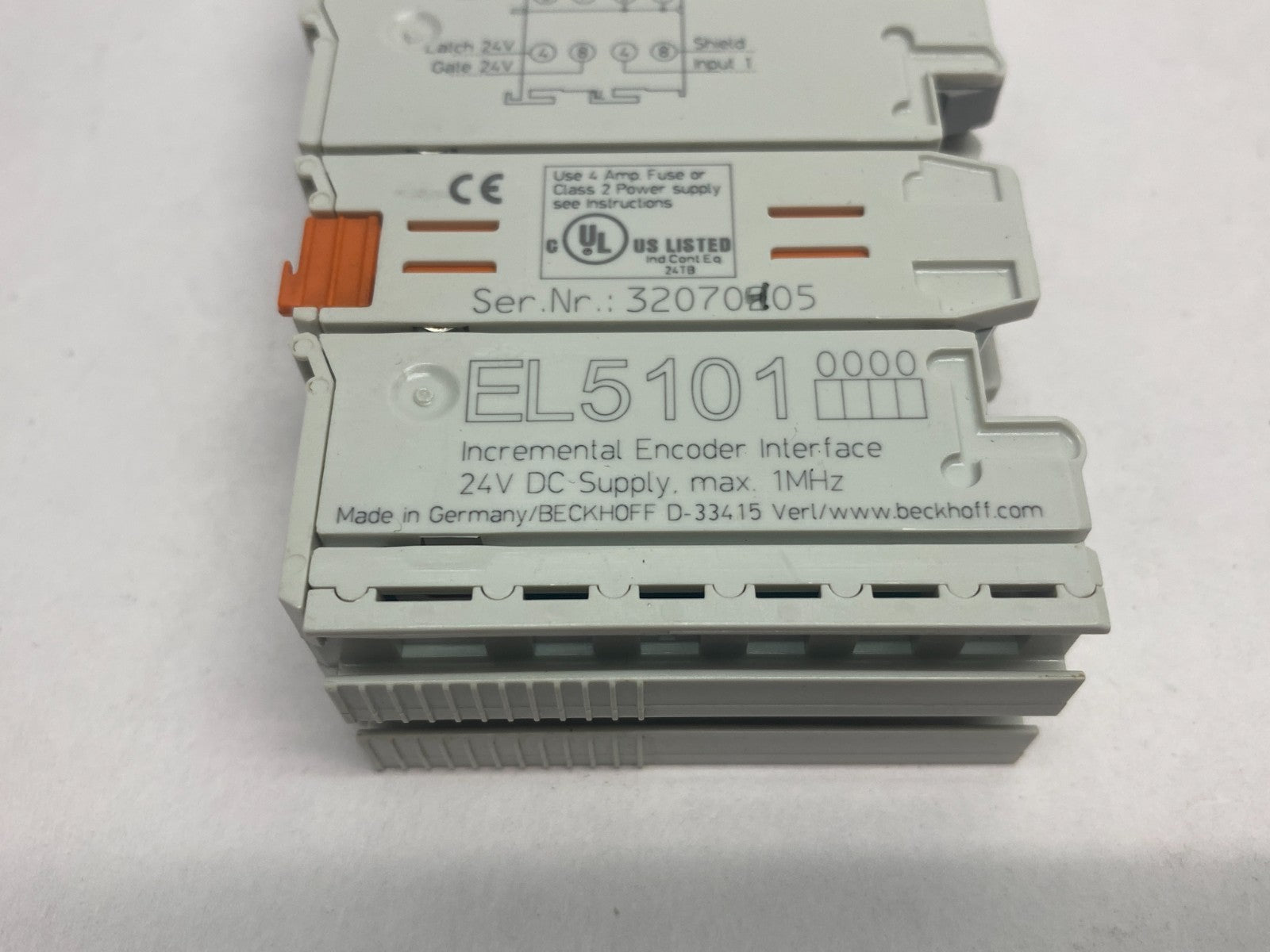 Beckhoff EL5101 EtherCAT Incremental Encoder Interface Terminal, 24VDC - Maverick Industrial Sales