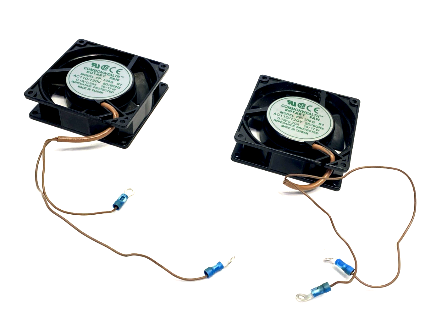 FP-108B | Commonwealth Rotary Fan 120VAC 17W 0.2A LOT OF 2 - Used - Maverick Industrial Sales