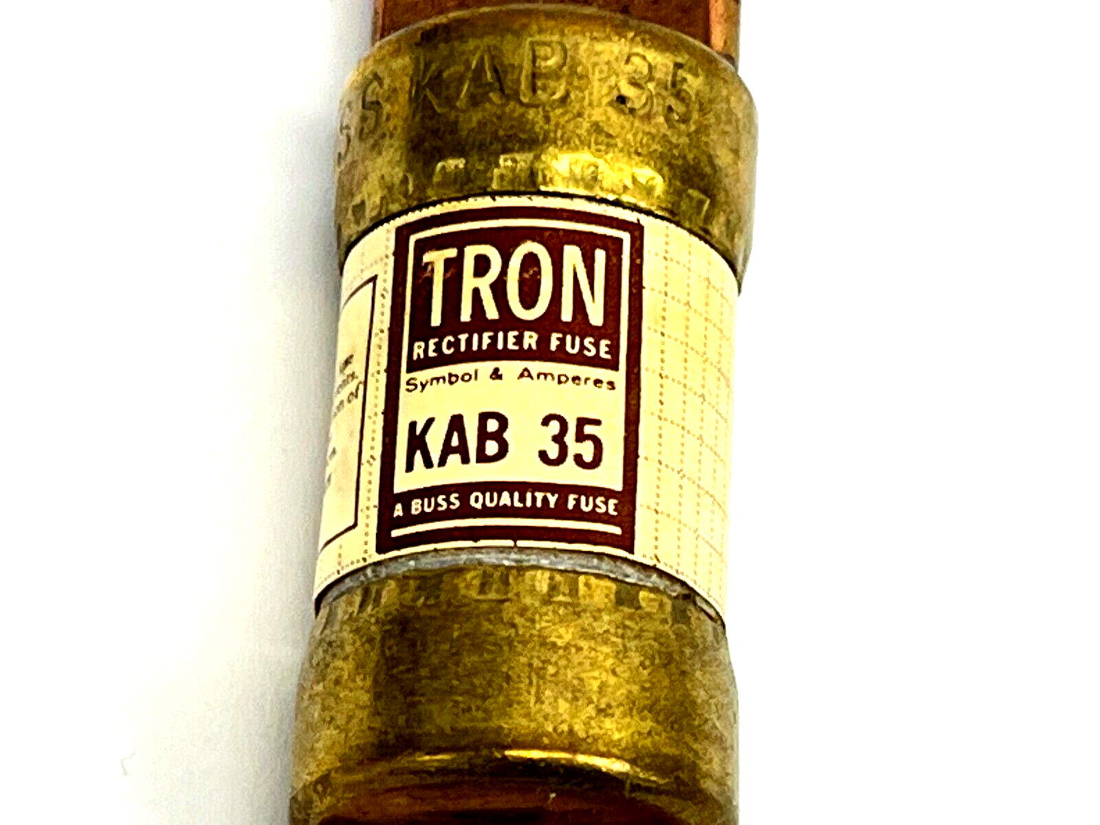 Bussmann KAB-35 Tron Rectifier Fuse 35A 250V LOT OF 2 - Maverick Industrial Sales