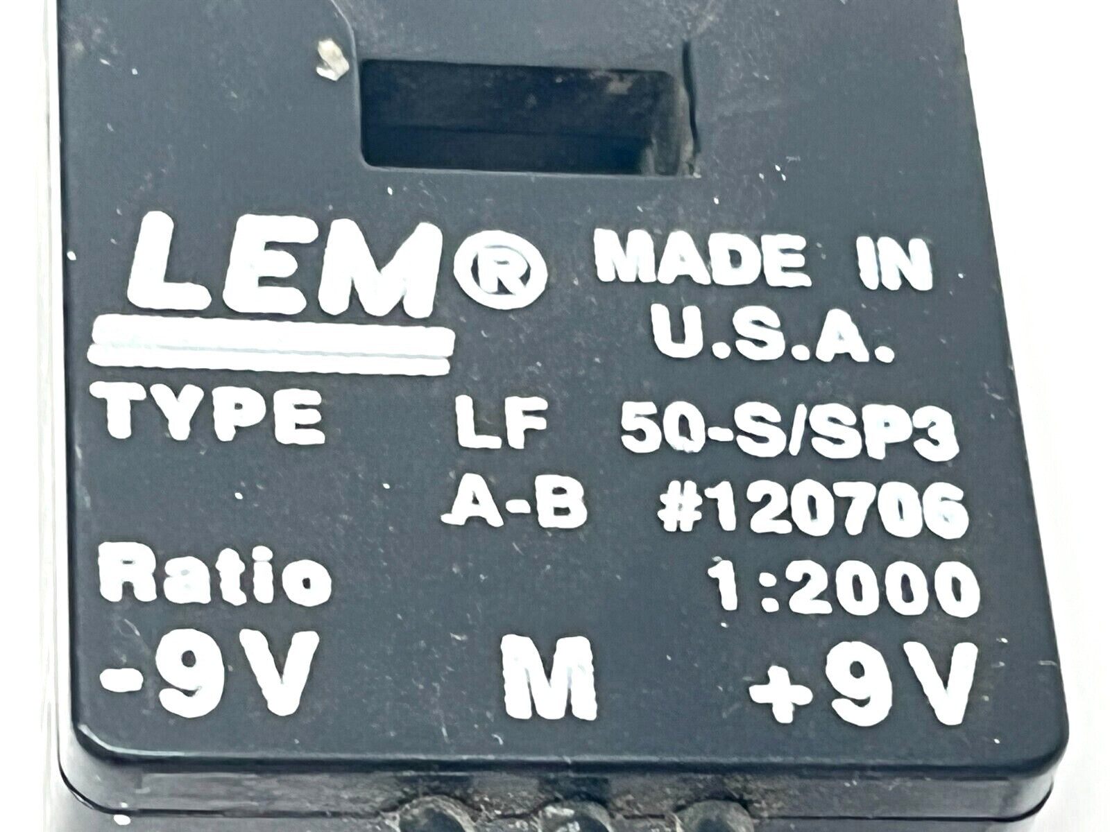 LEM LF 50-S/SP3 Current Module A-B #120706 - Maverick Industrial Sales