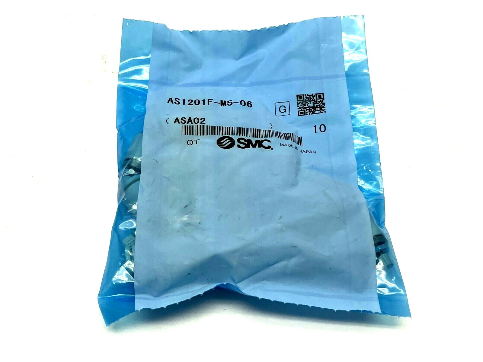 SMC AS1201F-M5-06 Speed Control Fitting PKG OF 10 - Maverick Industrial Sales