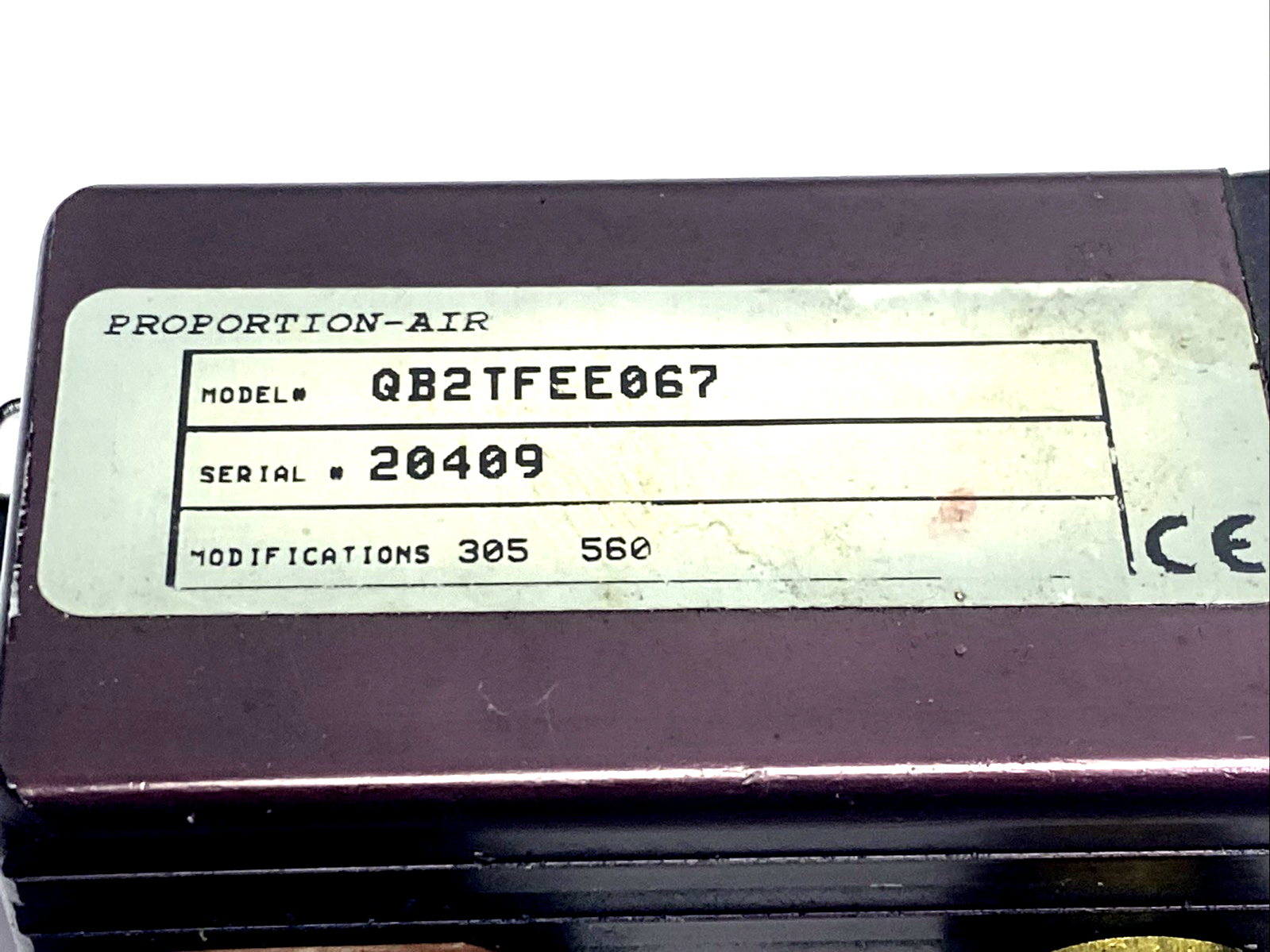 QB2TFEE067 | Proportion-Air Electronic Pressure Regulator - Used - Maverick Industrial Sales
