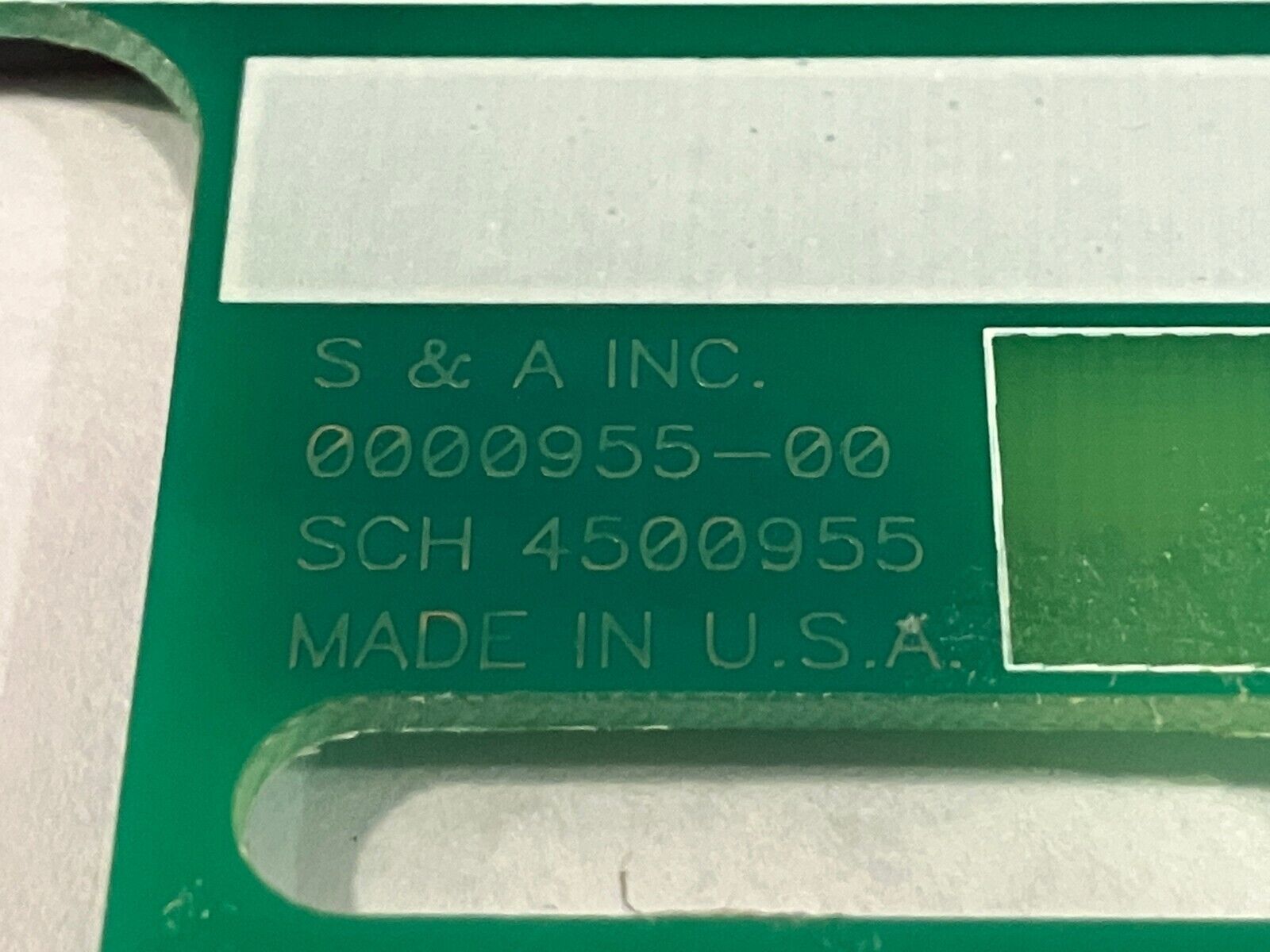 Saunders & Associates 0000955-00 Loadcard TTL / 6 Loads / SCH 4500955 - Maverick Industrial Sales