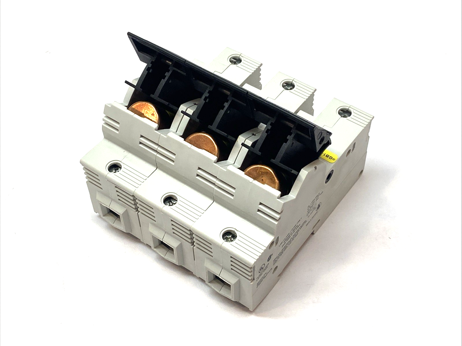 Siemens 3NW7 531-3HG Fuse Holder Class J 30A 600V w/ 3x Bussman LPJ-4SP Fuses - Maverick Industrial Sales