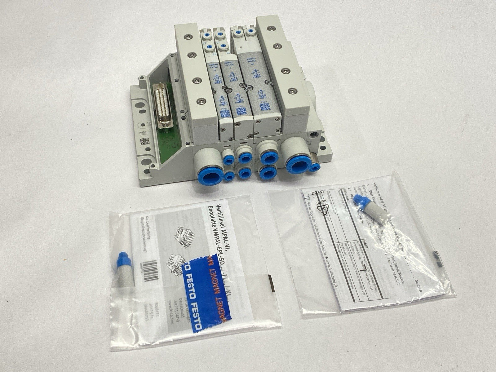 Festo 34P-MS6-SFEJBGABBCCD-UAETSBU-3K Configured Valve Manifold 569926 - Maverick Industrial Sales