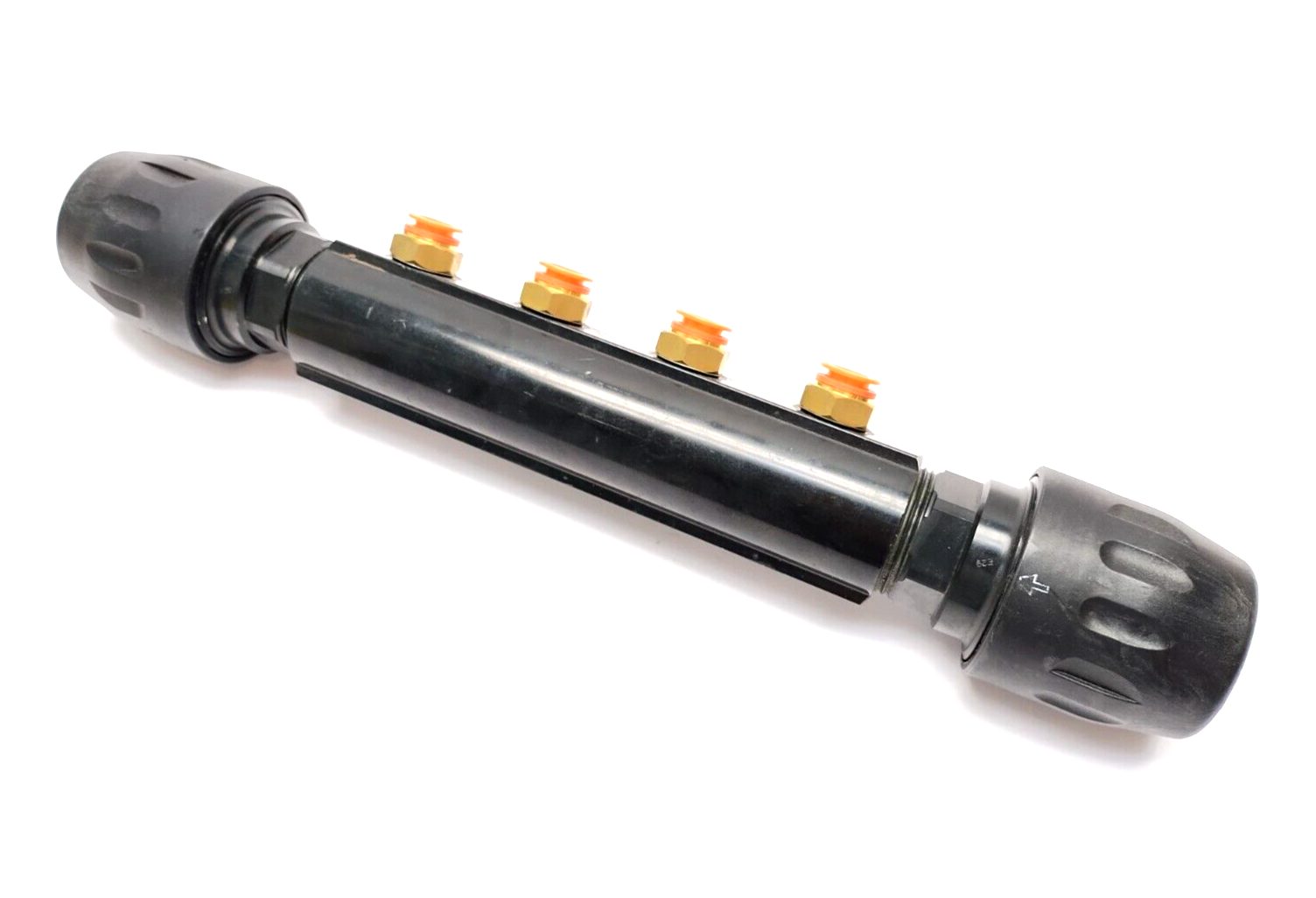 Parker 6651 40 12 04 Transair 4-Port Manifold w/ Fittings, 1-1/2" Pipe OD - Maverick Industrial Sales