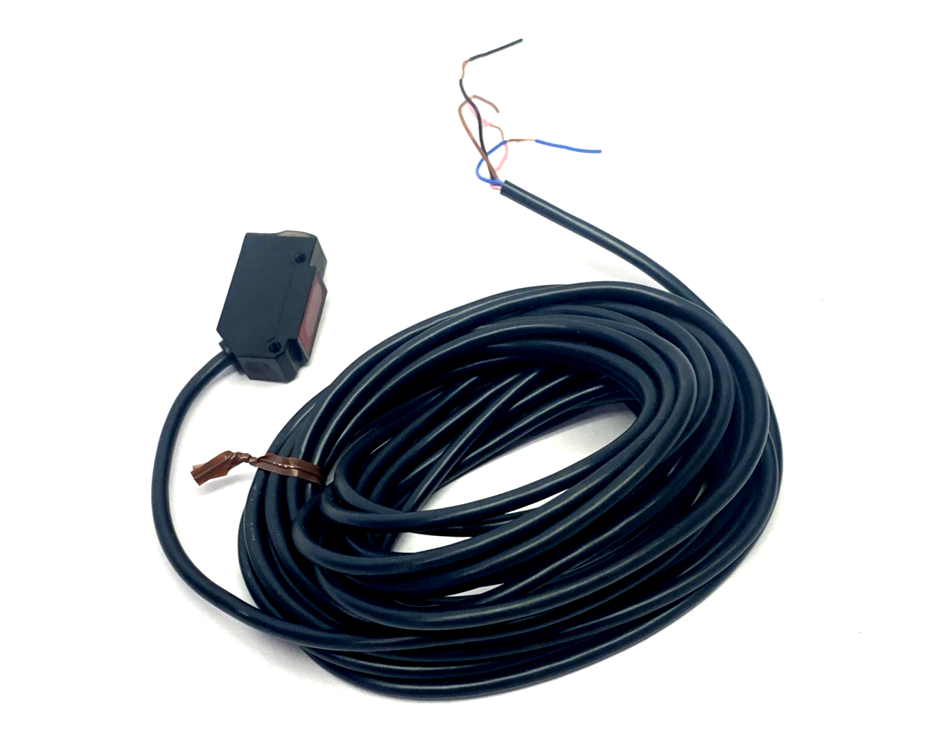 Omron E3V3-R61 Built-In Amplifier Photoelectric Sensor 12-24VDC 2m Cable - Maverick Industrial Sales