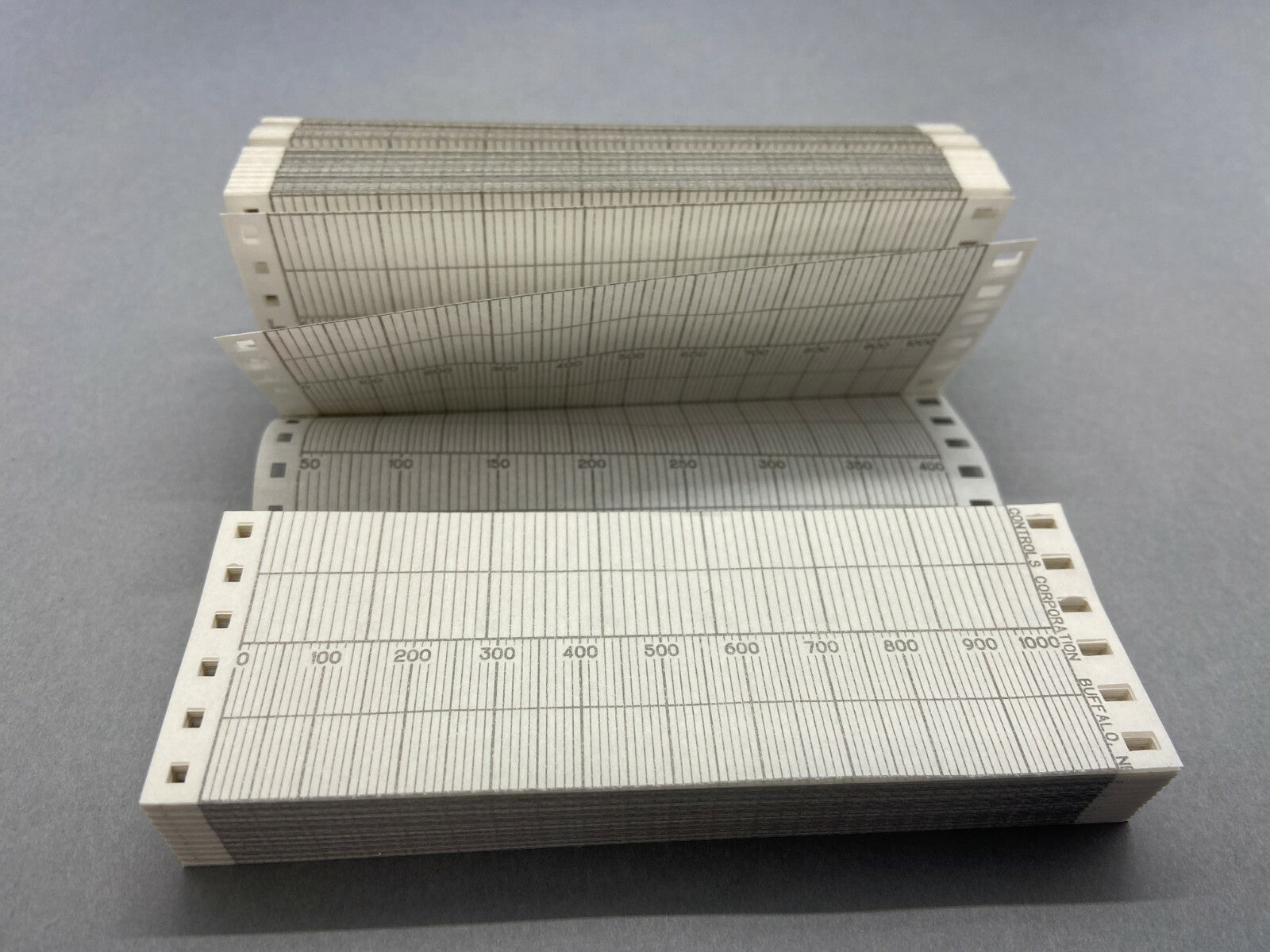 Graphic Controls GC-74324 Fanfold Strip Chart Paper 4-5/8" x 50' 31019337 - Maverick Industrial Sales