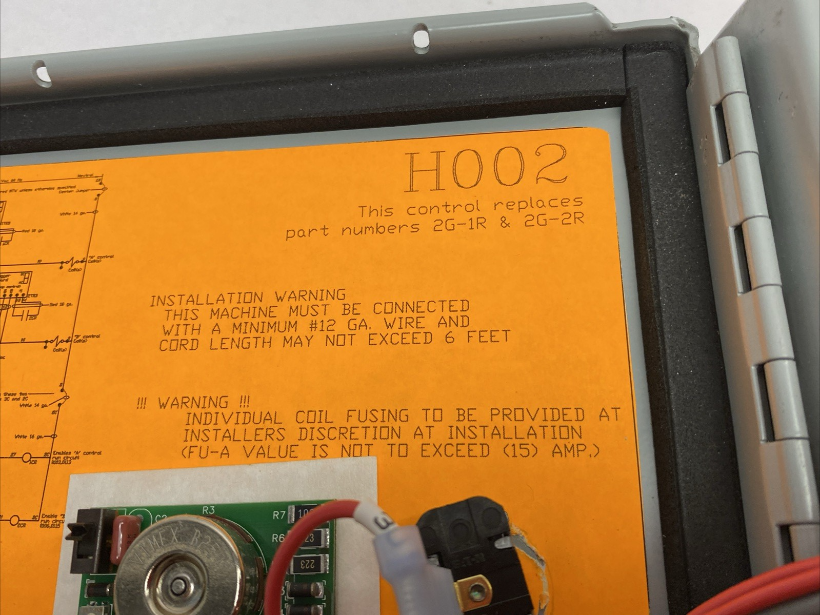 H002 | Vibromatic Incline/Feeder Controller for Vibrating Bowl Feeder, Adjustable - Used - Maverick Industrial Sales