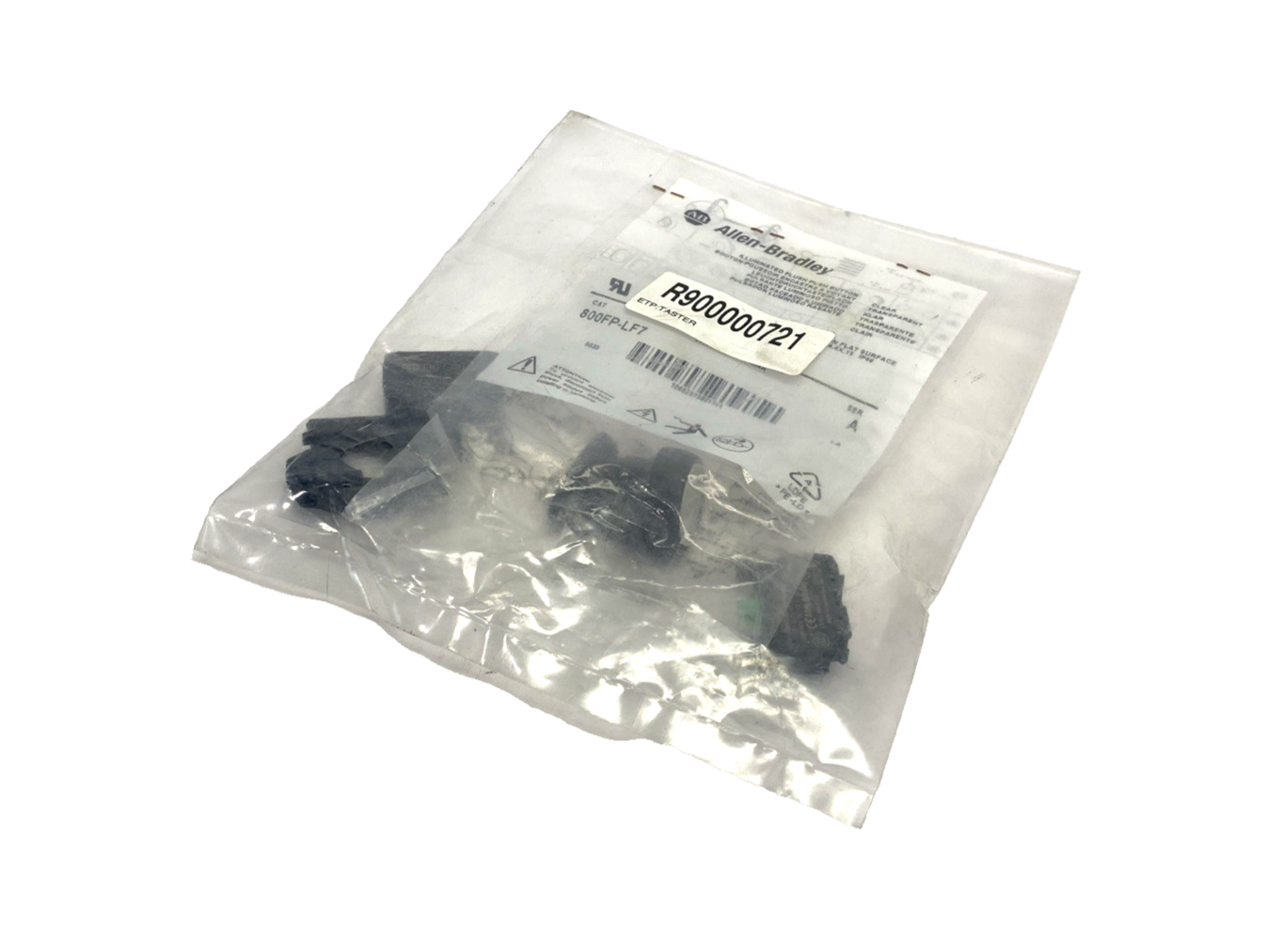 800FP-LF7 | Allen Bradley Ser. A 22mm Momentary Push Button Kit 800F-Q3G, 800F-Q10 - New – Open box - Maverick Industrial Sales