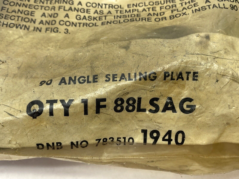 Hoffman QTY1F88LSAG Right Angle Sealing Plate 783510 - Maverick Industrial Sales