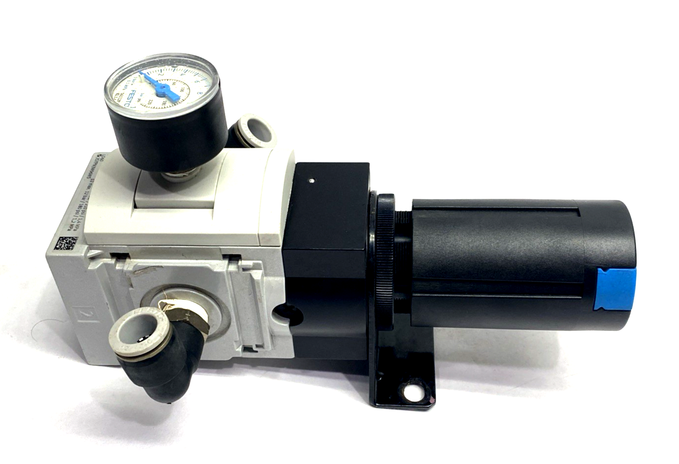 MS6N-LRP-3/8-D7-A8M-AS | Festo Pressure Regulator 3/8" NPT 1/2" Tube OD 538053 - Used - Maverick Industrial Sales