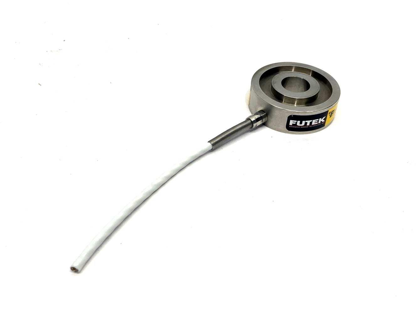 133951 | Futek Load Cell 16mm I.D. 50mm O.D. - Used - Maverick Industrial Sales