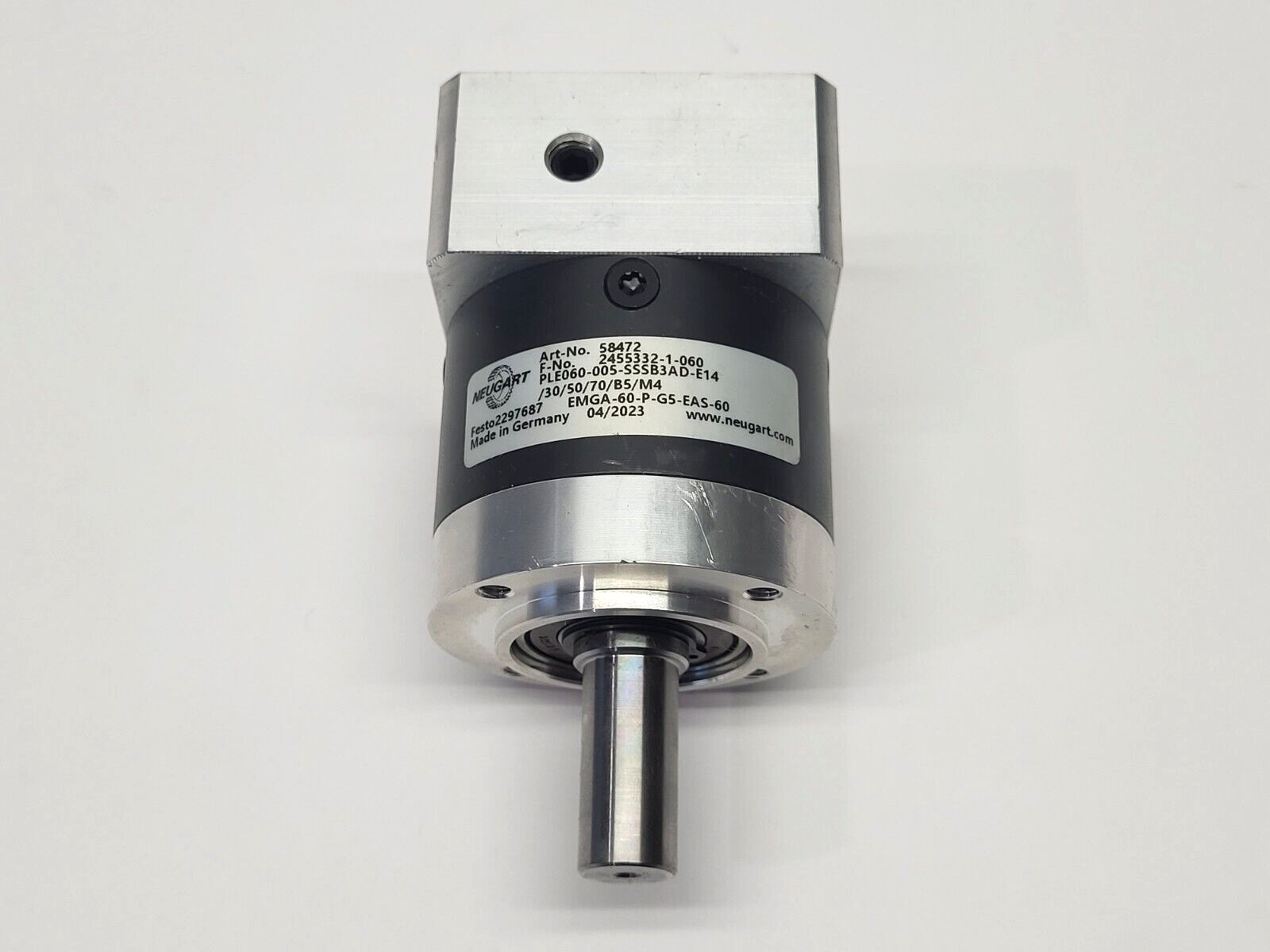 Neugart EMGA-60-P-G5-EAS-60 Gear Box 58472 - Maverick Industrial Sales