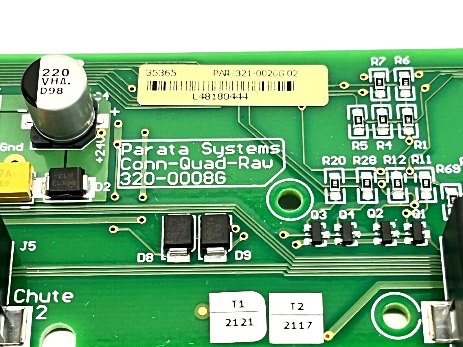 Parata 321-0026G-02 Conn-Quad-Raw PCB Board - Maverick Industrial Sales
