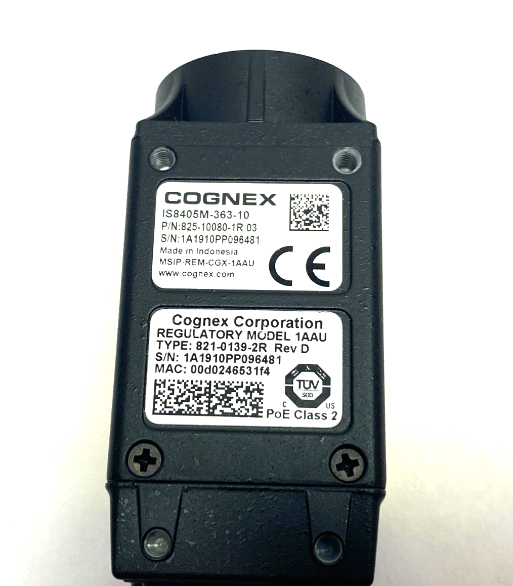 Cognex IS8405M-363-10 In-Sight 8000 Vison System Camera 825-10080-2R93 - Maverick Industrial Sales