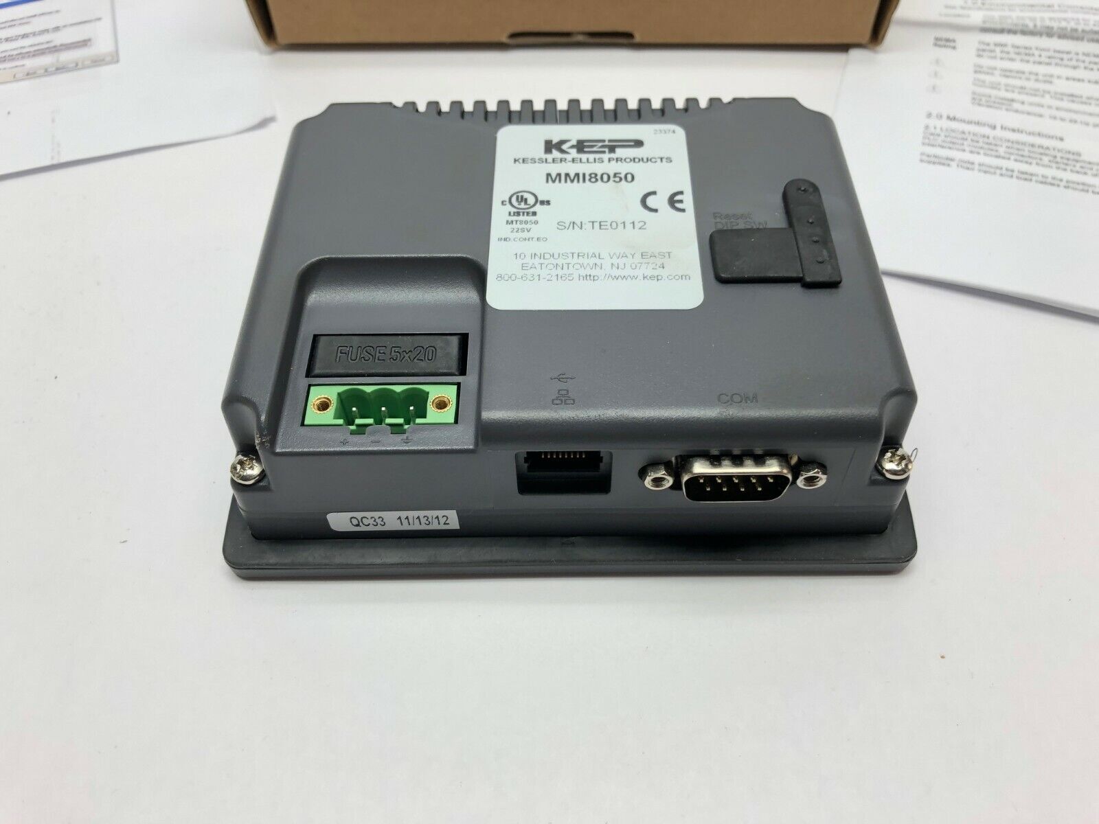 KEP MMI8050 4.3" Touch Screen Operator PLC HMI Display, Kessler-Ellis Products - Maverick Industrial Sales