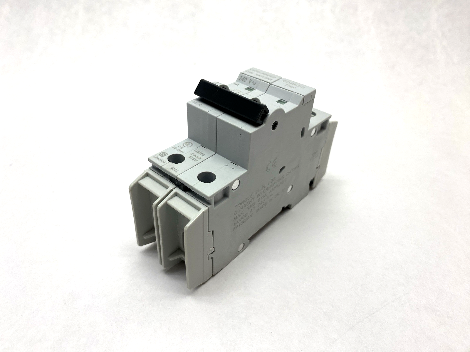 Cutler Hammer WMTC2001 240V Breaker, Din Rail Mount 1A - Maverick Industrial Sales
