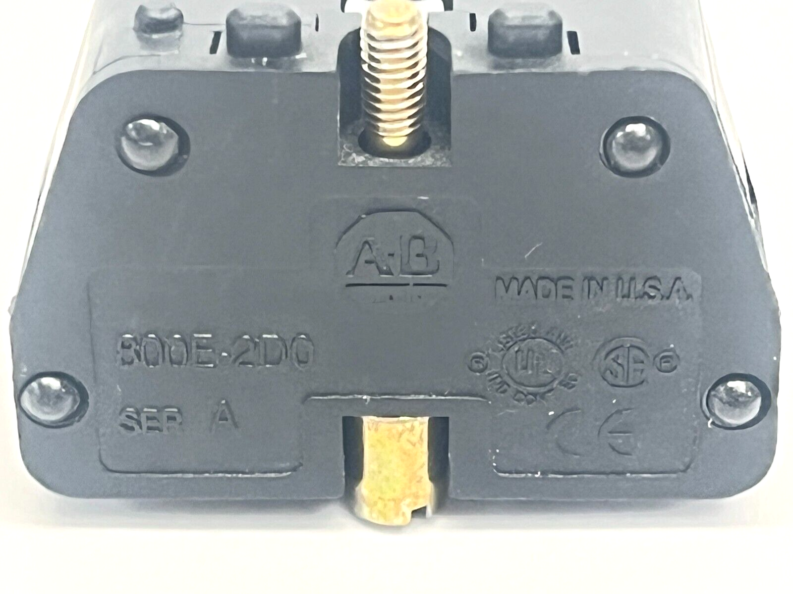 Allen Bradley 800E-2D0 Ser A Contact Block 250V LOT OF 2 - Maverick Industrial Sales
