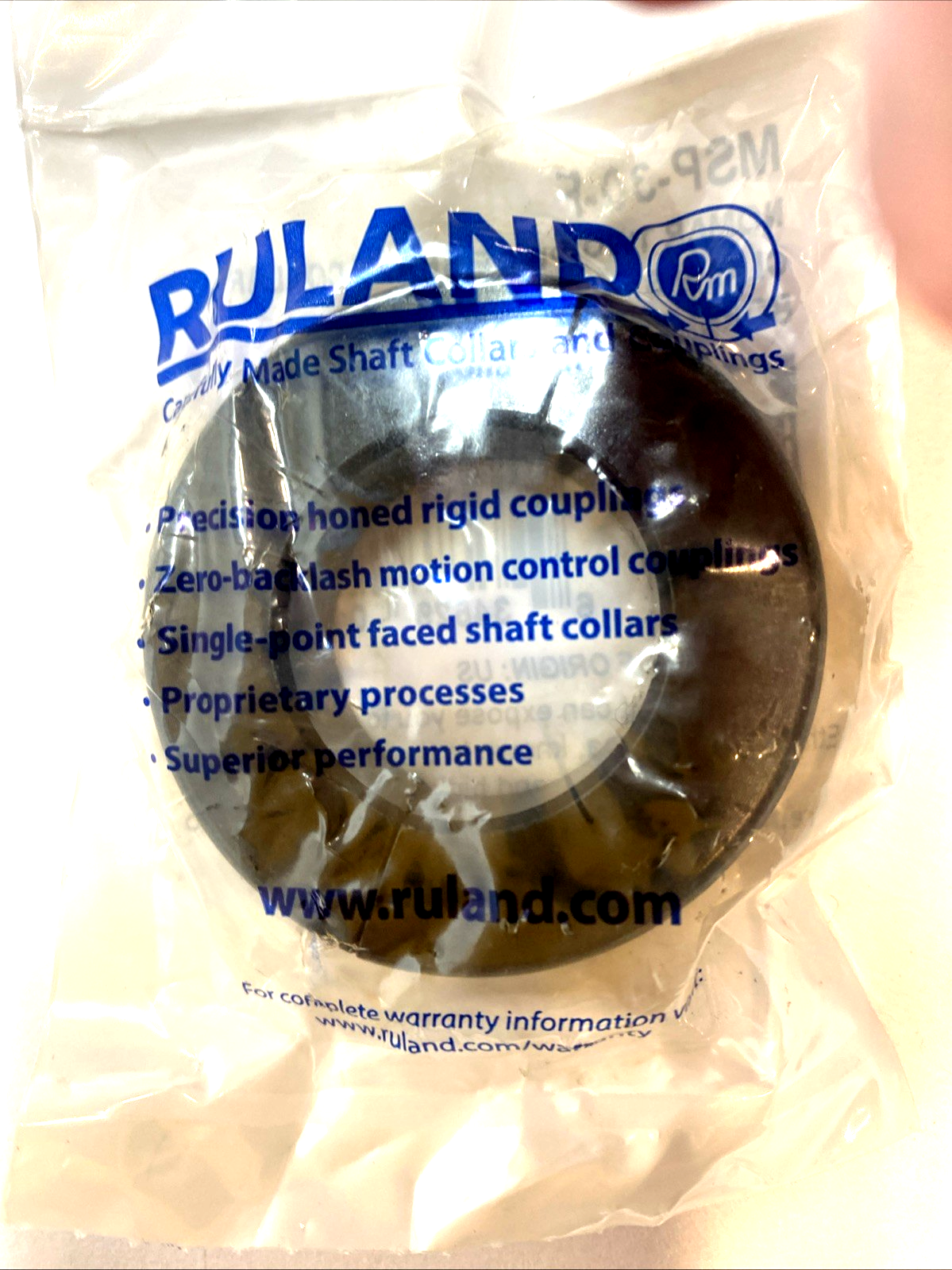 Ruland MSP-30-F Shaft Collar, Bore 30mm - Maverick Industrial Sales