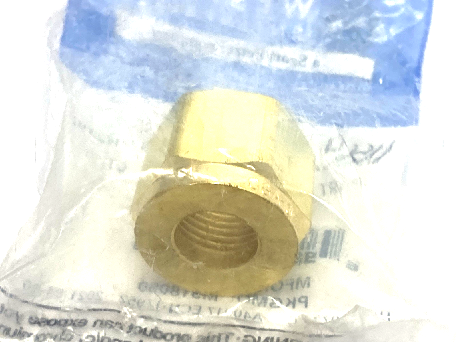 Western Enterprises CO-2 Brass Regulator Nut, CGA-320, LOT OF 3 - Maverick Industrial Sales