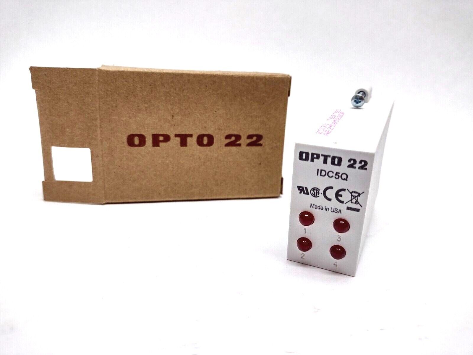 Opto 22 IDC5Q Quad Pak 4-channel AC/DC Input, 12–32 VAC/10–32 VDC, 5 VDC Logic - Maverick Industrial Sales