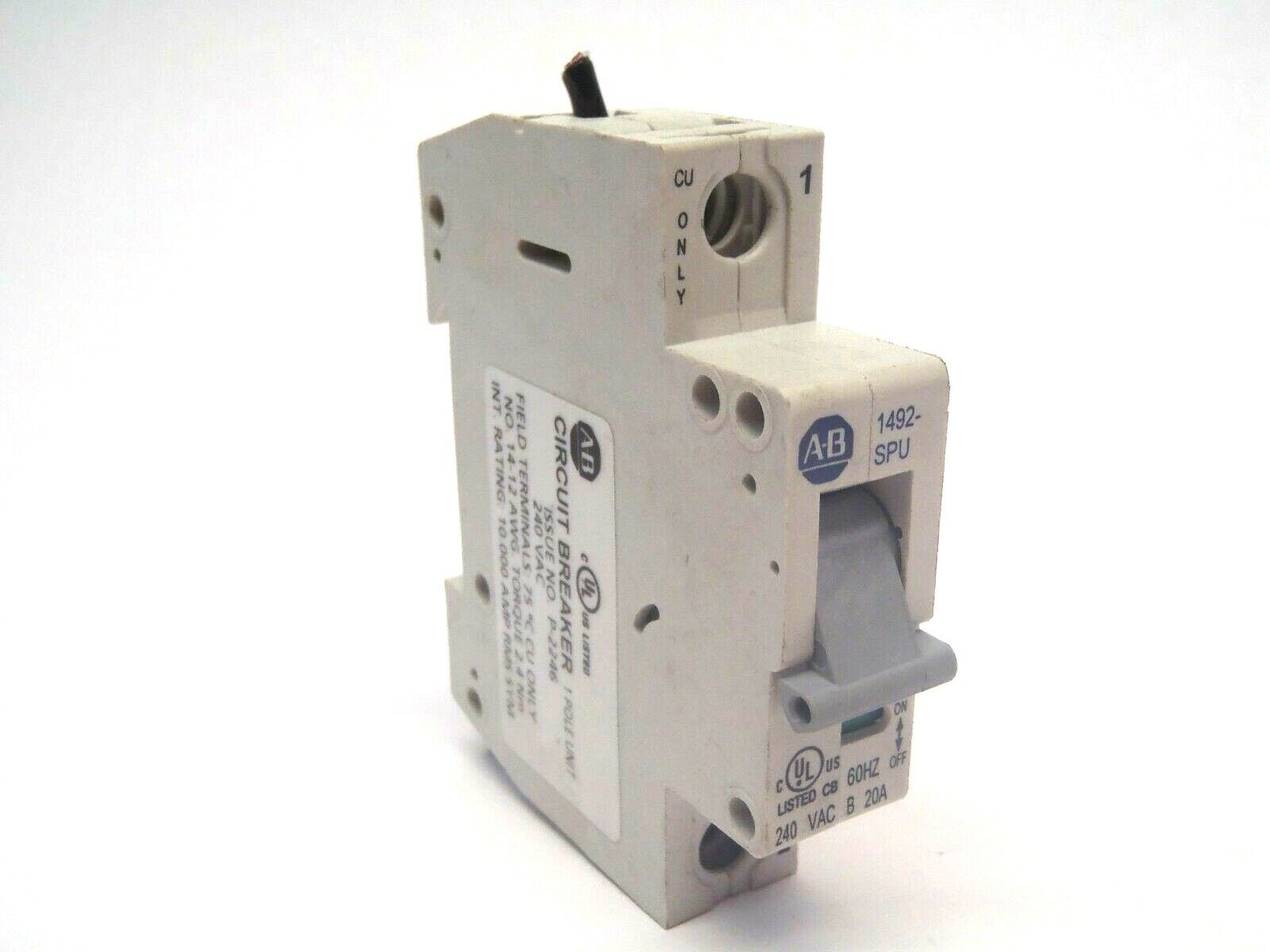 Allen Bradley 1492-SPU1B200 Series A 20A Circuit Breaker - Maverick Industrial Sales