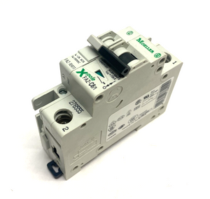 FAZ-C6/1, 278555 | Eaton Moeller 278555 Circuit Breaker FAZ-C6/1 1P Xpole/xEffect w/ FAZ-XHI11 - Used