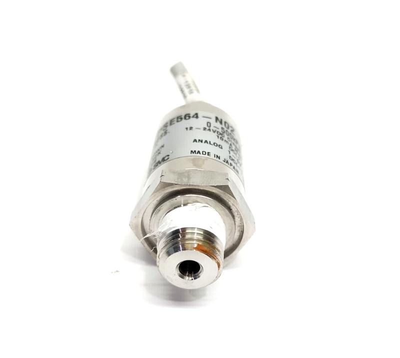 SMC PSE564-N02 General Fluid Switch/Pressure Sensor 0-500kPa 12-24VDC 1/4" NPT - Maverick Industrial Sales