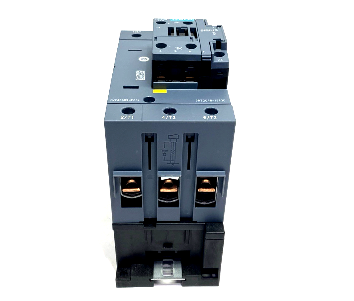 Siemens 3RT2045-1SP30 Contactor AC-3e/AC-3, 80A, 37kW 400V 3P 175-280V AC/DC - Maverick Industrial Sales