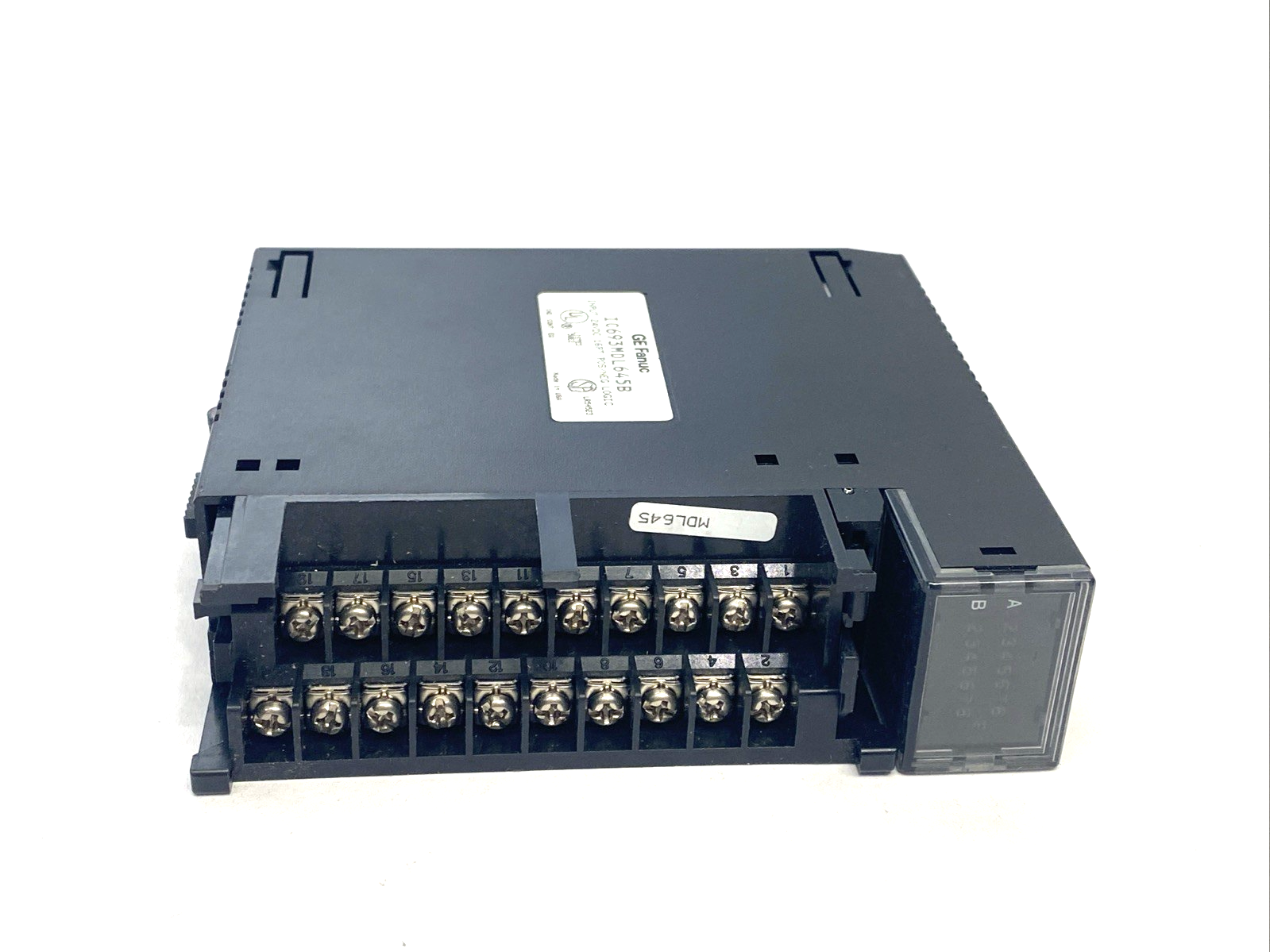 IC693MDL645B | GE Fanuc Input Module 24VDC 16PT Pos/Neg Logic MISSING DOOR/COVER - Used - Maverick Industrial Sales