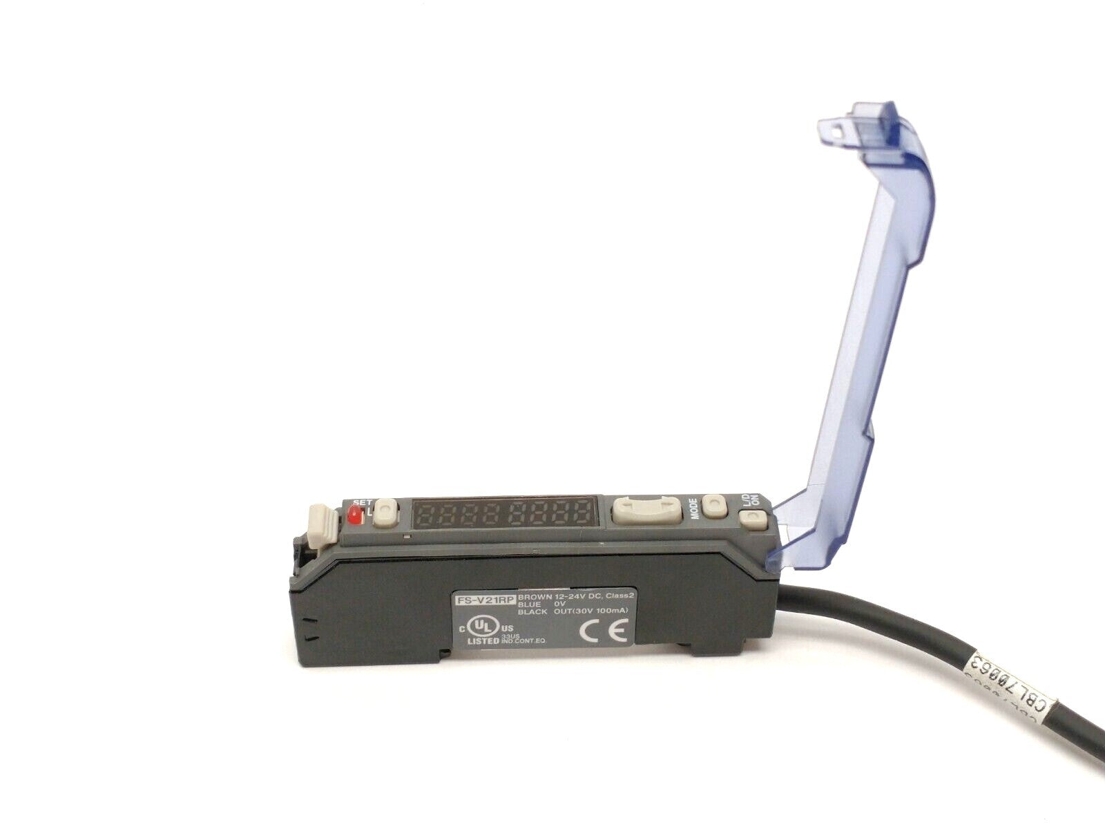 FS-V21RP | Keyence Fiber Amplifier Main Unit PNP 3-Pin Male Connector 27" Cable - Used - Maverick Industrial Sales