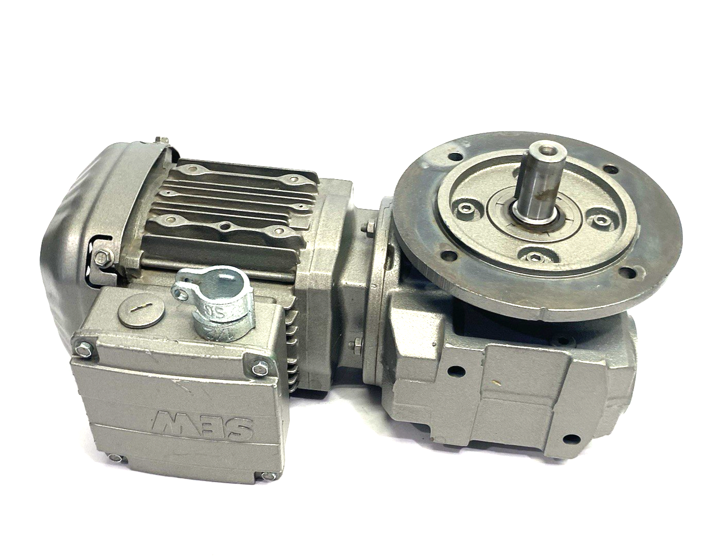 SEW Eurodrive SF37DRS71S4 Right Angle Gearmotor, 35.1 Gear Ratio, 3-Phase - Maverick Industrial Sales