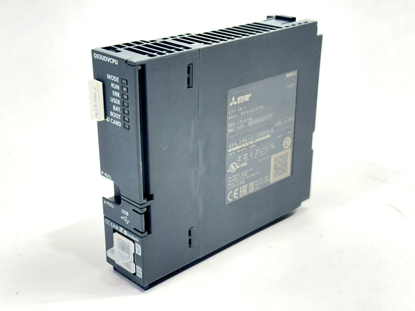 Mitsubishi Q03UDVCPU PLC CPU Unit Q-Series 0.58A 5VDC - Maverick Industrial Sales