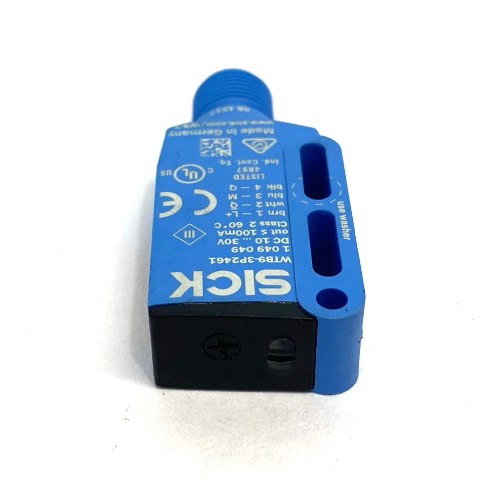 Sick 1049049 Photoelectric Proximity Sensor, Background Suppression WTB9-3P2461 - Maverick Industrial Sales