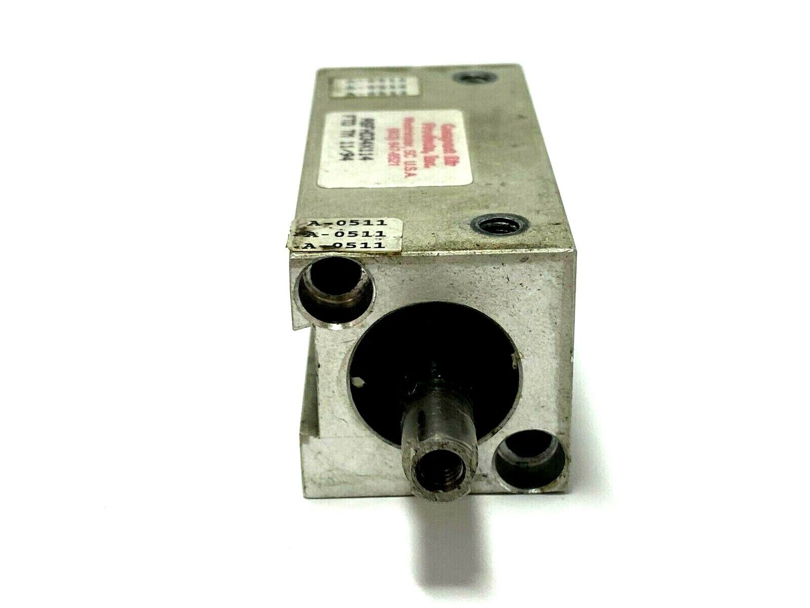 Compact ASFHD34X114 FTD TM Cylinder 3/4" Bore 1-1/4" Stroke w/ Through Mounts - Maverick Industrial Sales