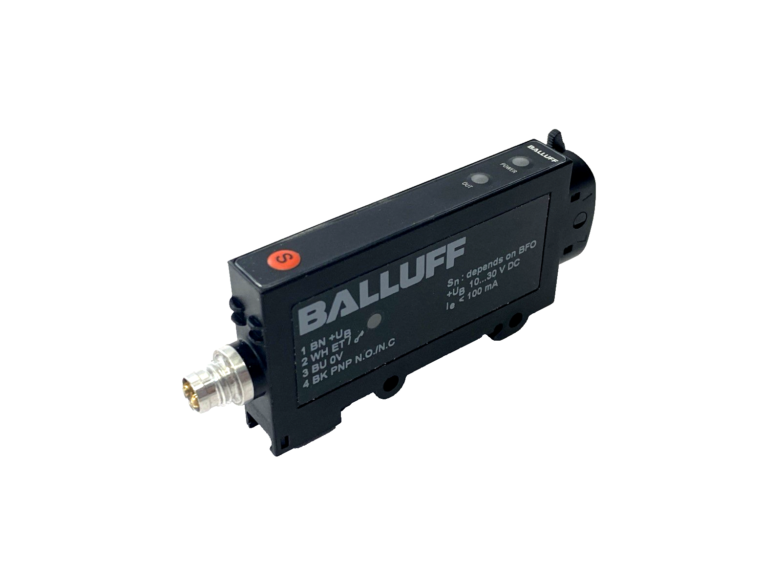 Balluff BFB0004 Fiber Optic Photoelectric Sensor Base Unit BFB 75K-001-P-S75 - Maverick Industrial Sales