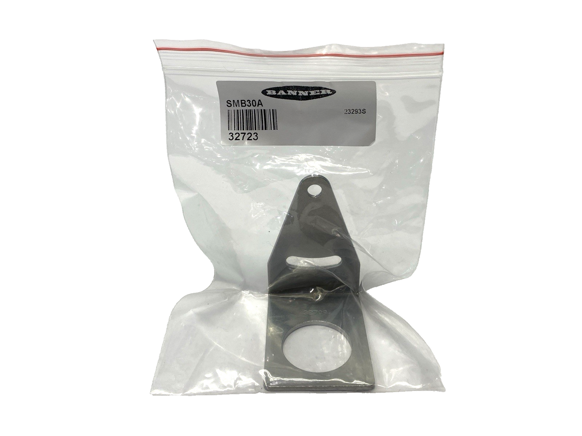 SMB30A | Banner Right-Angle Mounting Bracket Stainless Steel for 30mm Sensor 32723 - New - Maverick Industrial Sales