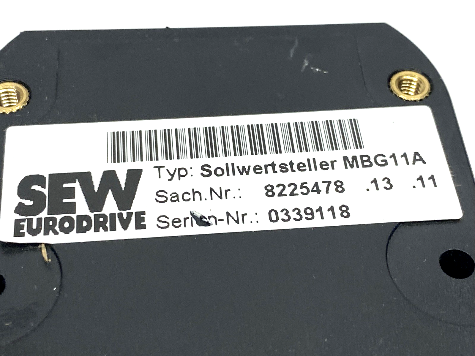 SEW Eurodrive MBG11A Setpoint Adjuster Module/Keypad 8225478 - Maverick Industrial Sales