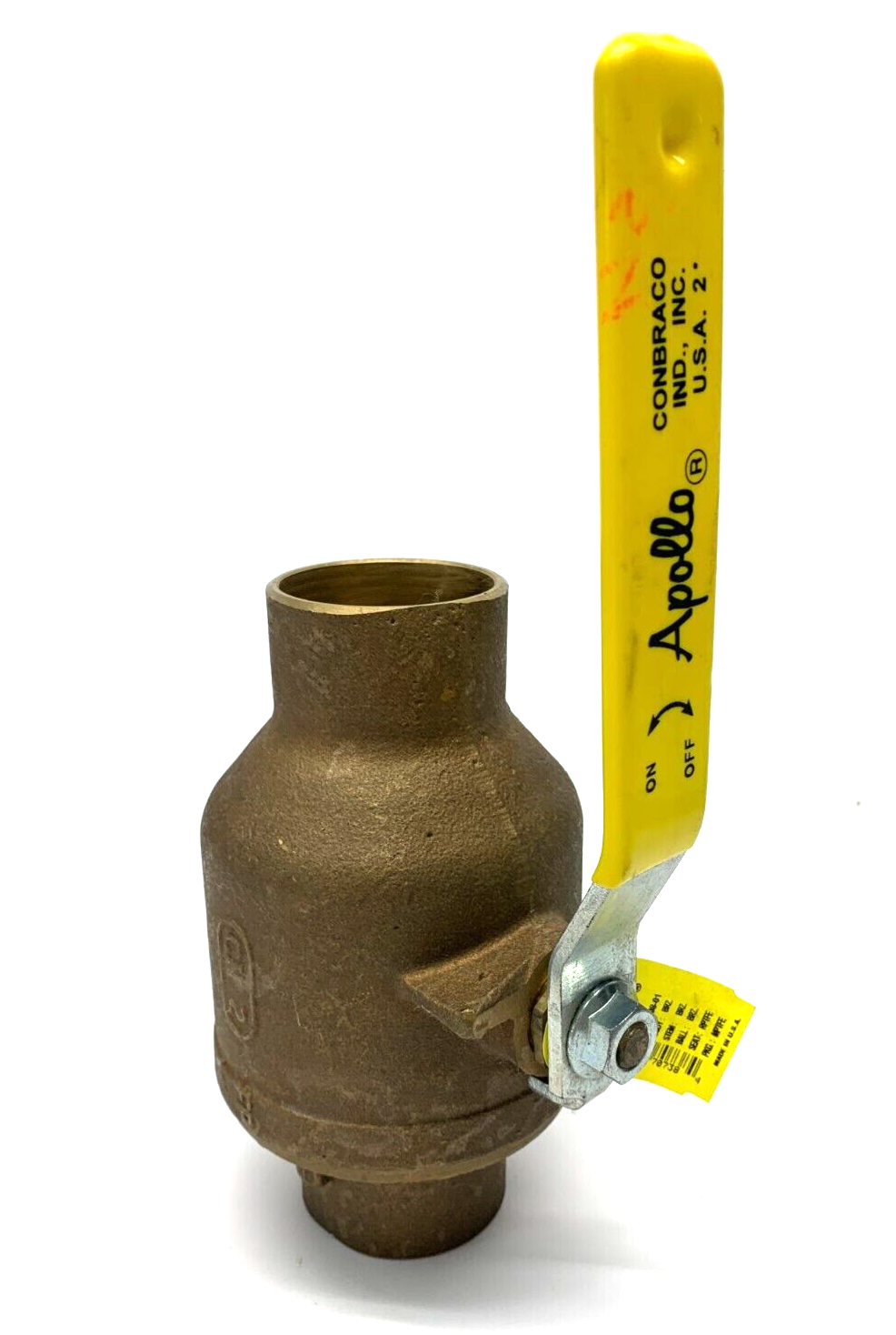 Apollo Conbraco 77-208-01 Bronze Full Port Solder Valve 2" Ball Valve - Maverick Industrial Sales