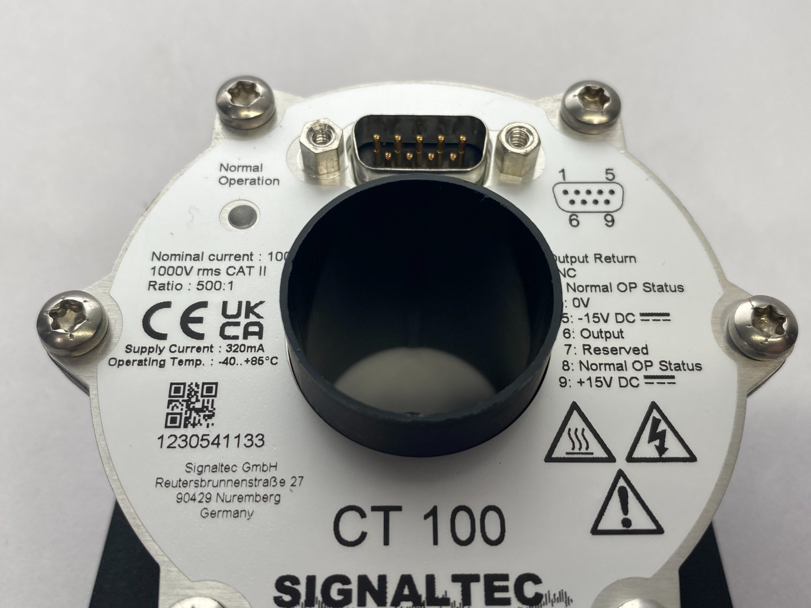 Signaltec CT 100 High-Precision Current Transducer 500:1 1000V Rms CAT II 100A - Maverick Industrial Sales