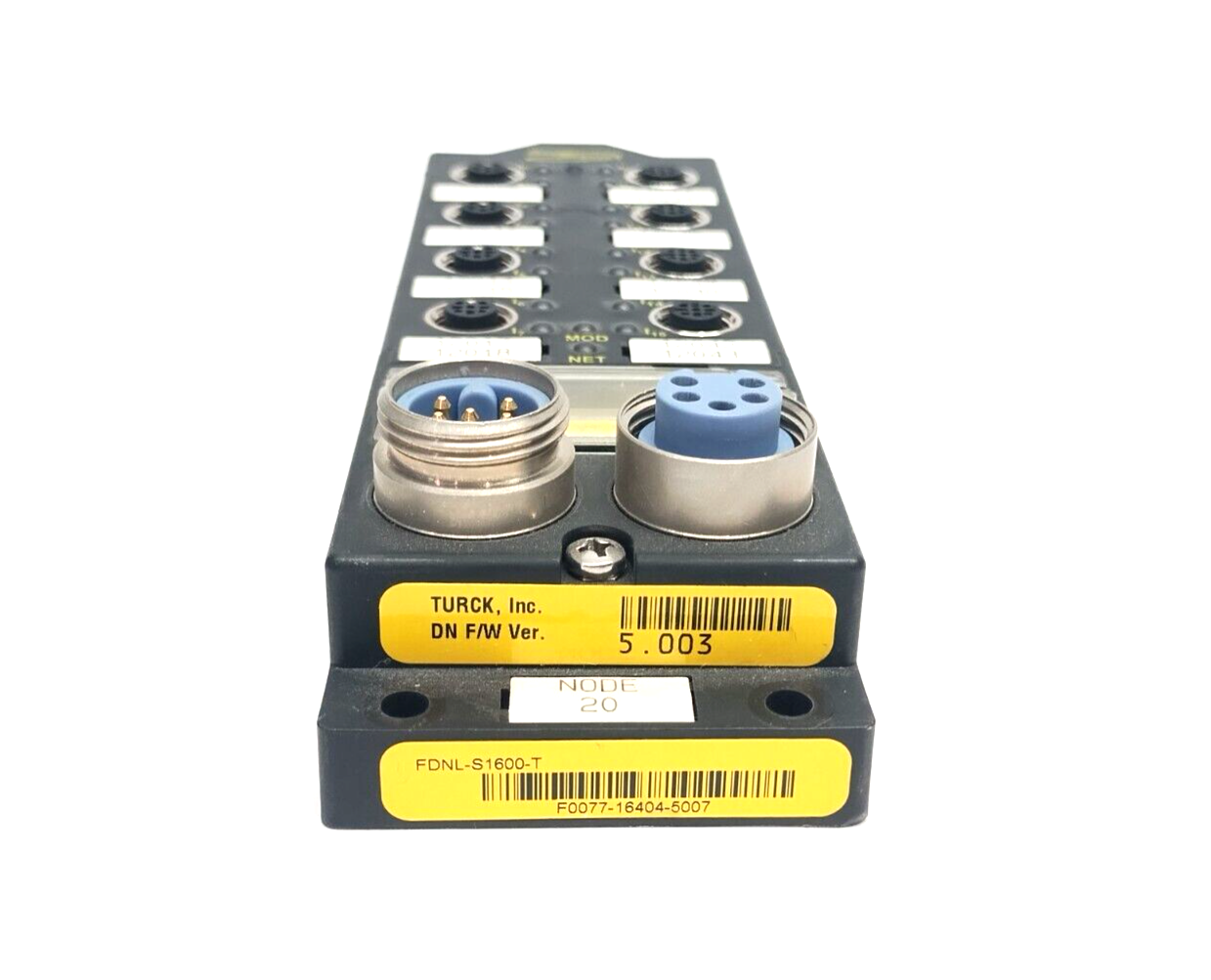 Turck FDNL-S1600-T I/O Module For DeviceNet Fieldbus 16 Digital PNP Inputs F0077 - Maverick Industrial Sales