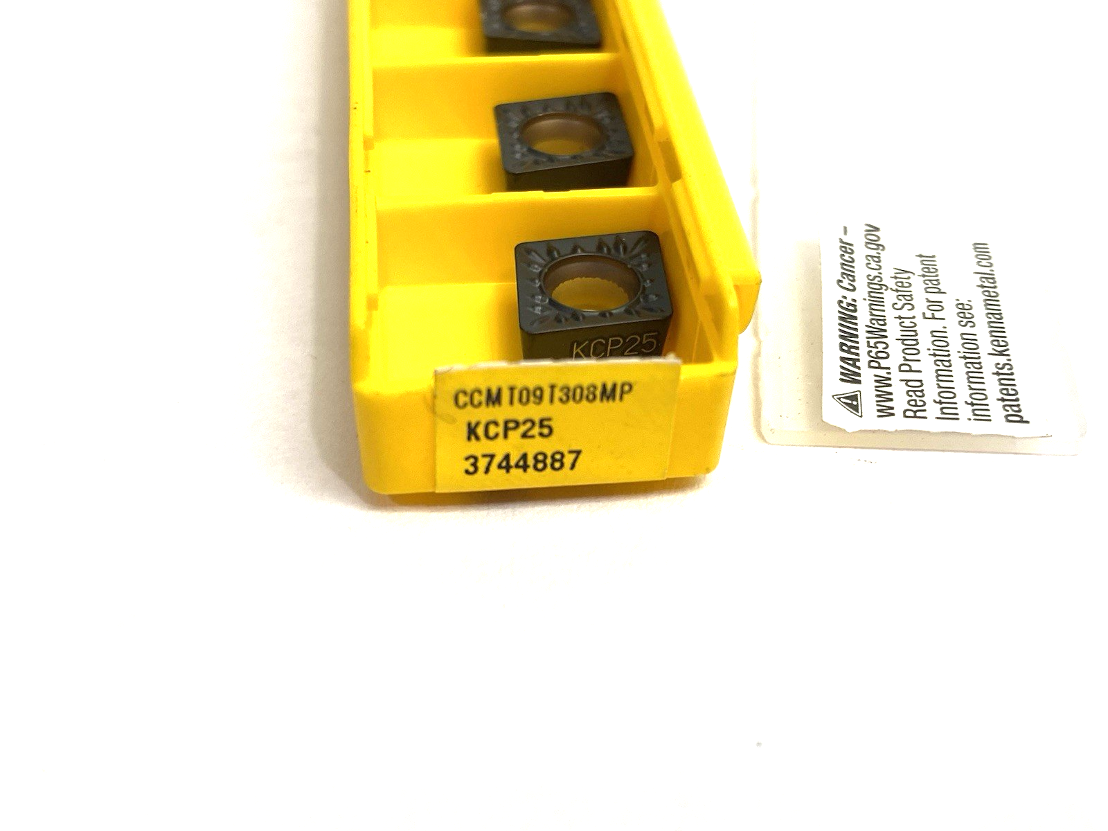 3744887 | Kennametal CCMT09T308MP Screw-On CCMT-MP Positive Insert PKG OF 4 - New Other - Maverick Industrial Sales