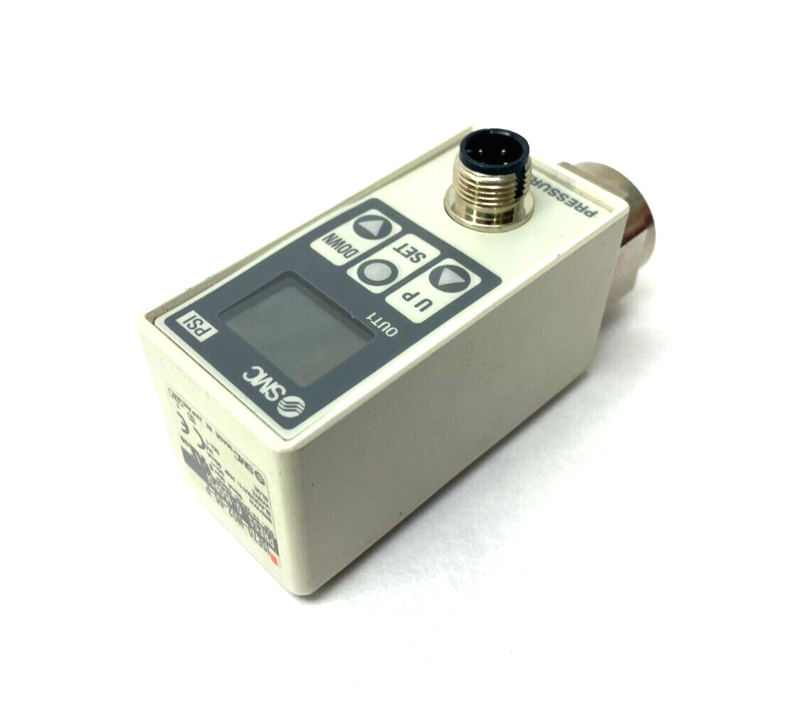 SMC ISE70-N02-65-P Digital Pressure Switch 0~150psi 24~24VDC - Maverick Industrial Sales
