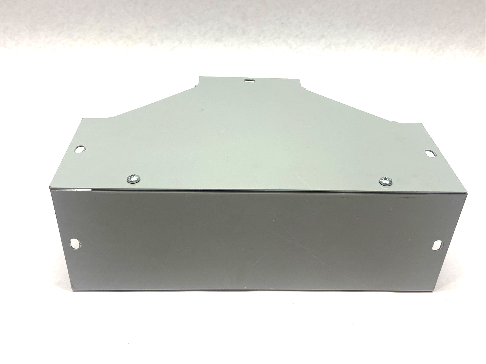 F44T | Hoffman Wireway T-Shape 4" x 4" Steel Gray - Used - Maverick Industrial Sales