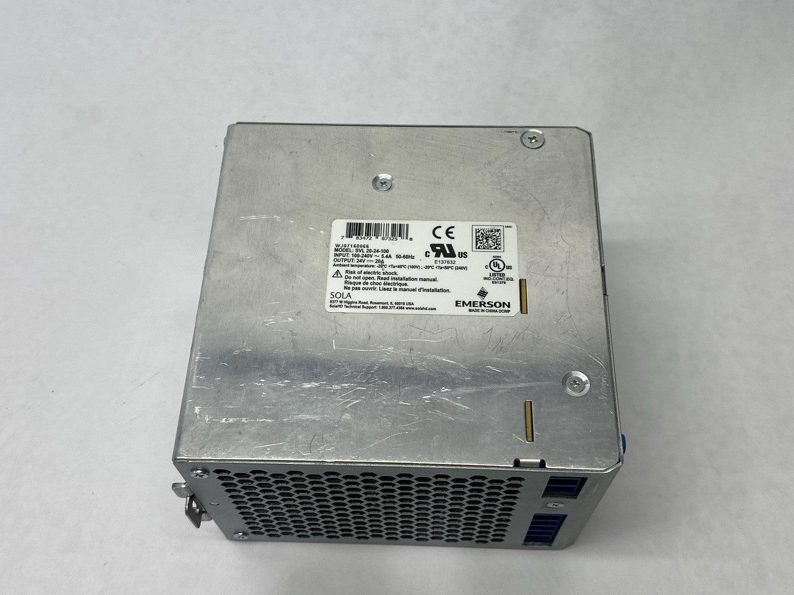 SVL 20-24-100 | Emerson SOLA Power Supply - Used - Maverick Industrial Sales